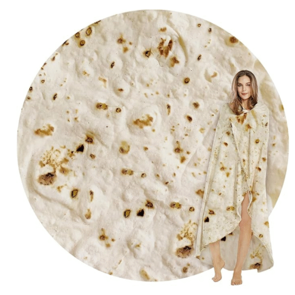 SeaRoomy Burritos Tortilla Blanket