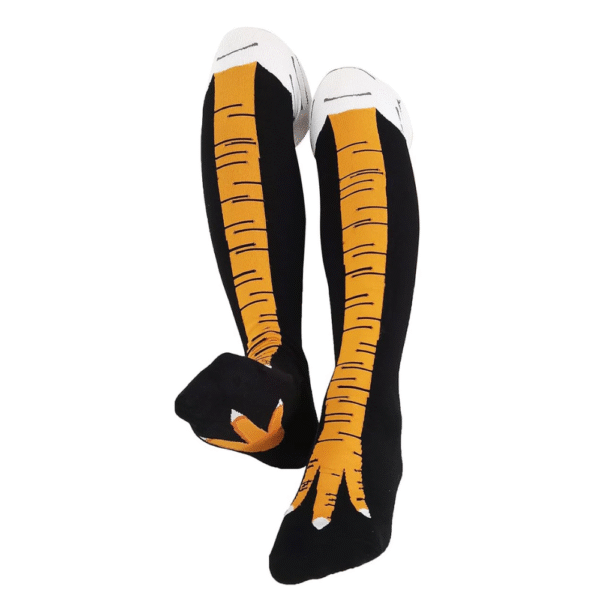 WHOTAY Crazy Funny Novelty Chicken Leg Feet Socks