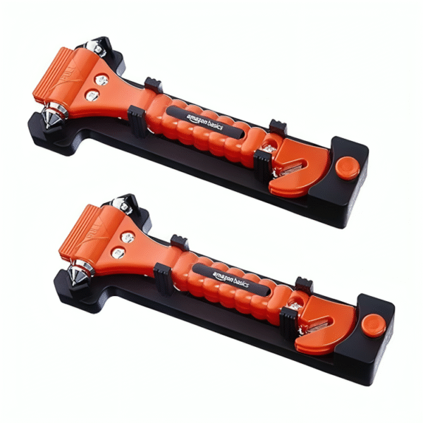 Amazon Basics Emergency Seat Belt Cutter and Window Hammer Tool