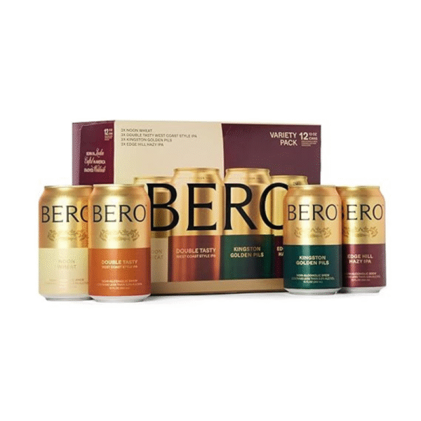 BERO Variety Pack Non-Alcoholic Beer, 12-Pack IPA
