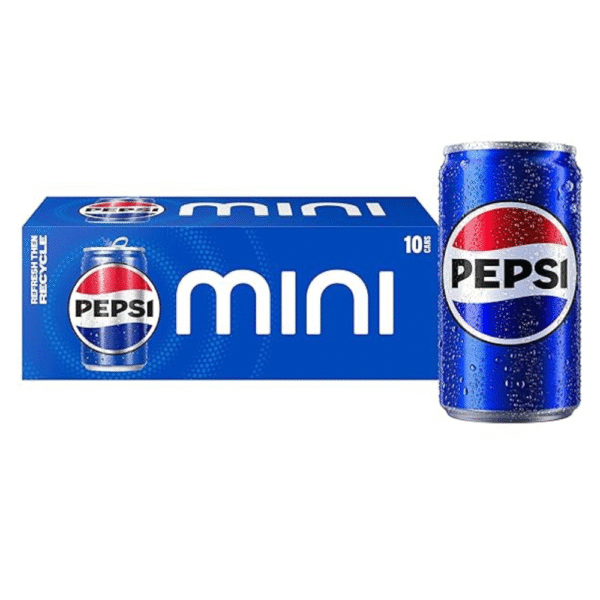 Pepsi Soda, 7.5 Ounce Mini Cans