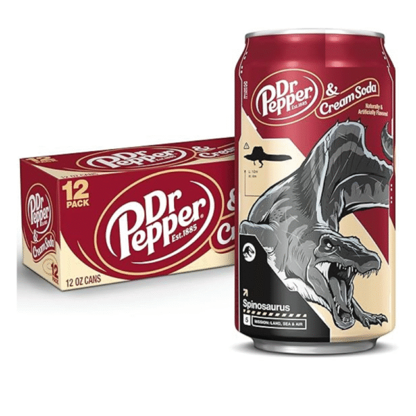 DR PEPPER - & CRÈME SODA, 12 OZ, 12 PK