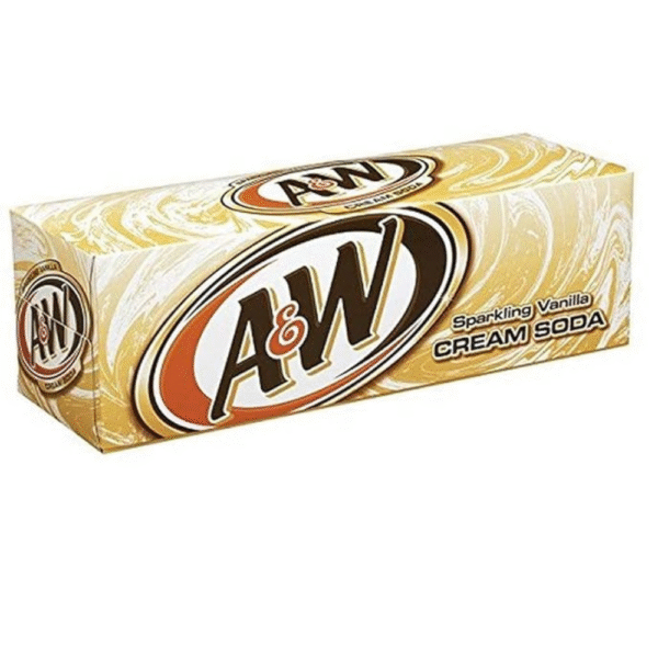 A&W Cream Soda, 12 Fl Oz Cans, 12 pack