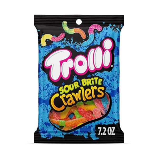 Sour Brite Crawlers, Candy, Cherry-Lemon