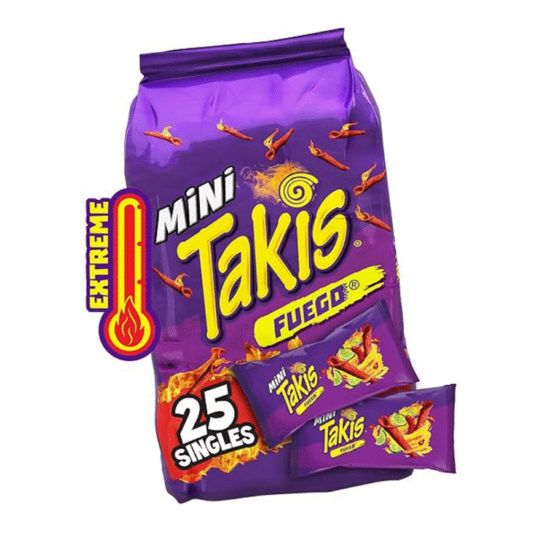 Takis Fuego Mini 25 pc / 1.23 oz Bite Size Multipack