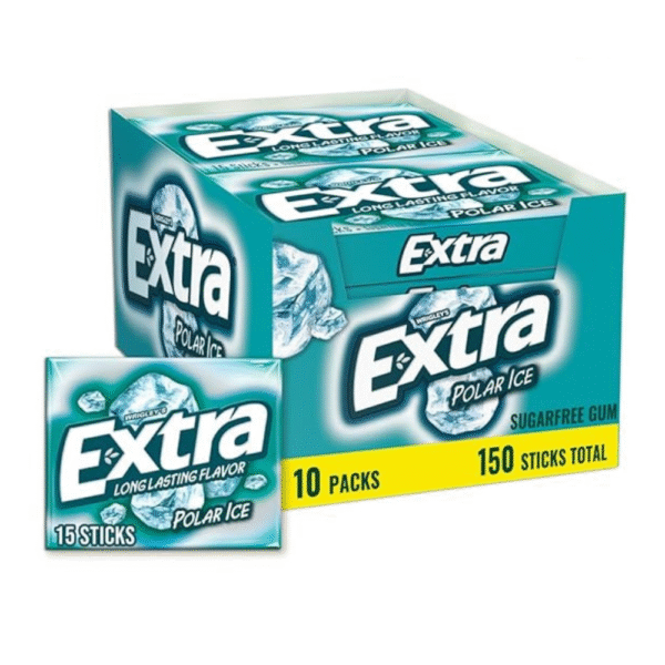 WRIGLEY'S EXTRA Polar Ice Chewing Gum Sugar Free