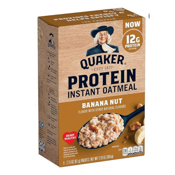 Quaker, Protein Instant Oatmeal, Banana Nut