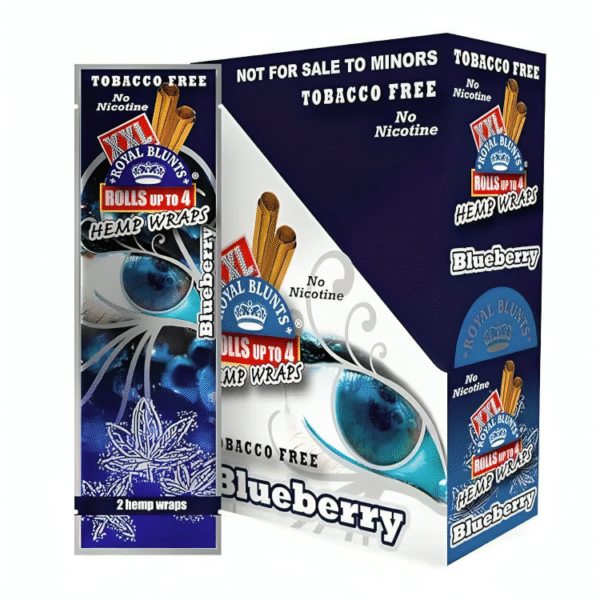 XXL Tobacco Free Blueberry Hemp Wraps