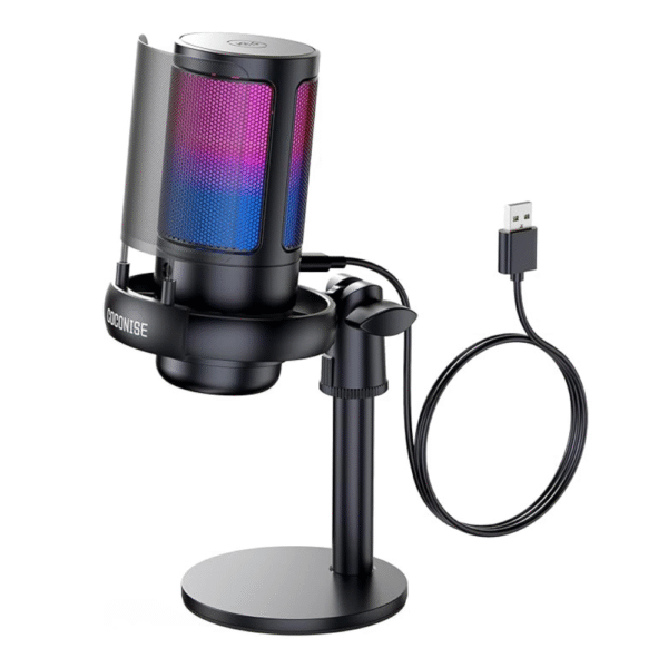 Gaming Microphone, USB PC Mic for Podcasts Videos