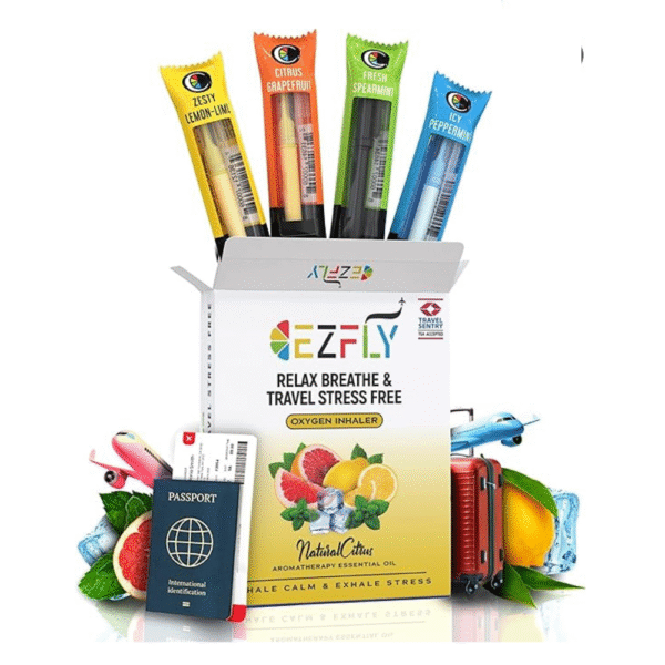 TSA-Accepted Calming Inahler - EZFly Essential Oil Travel Companion