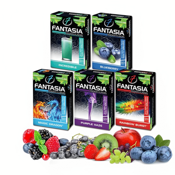 Fantasia Hookah Shisha Flavors, Tobacco & Nicotine Free