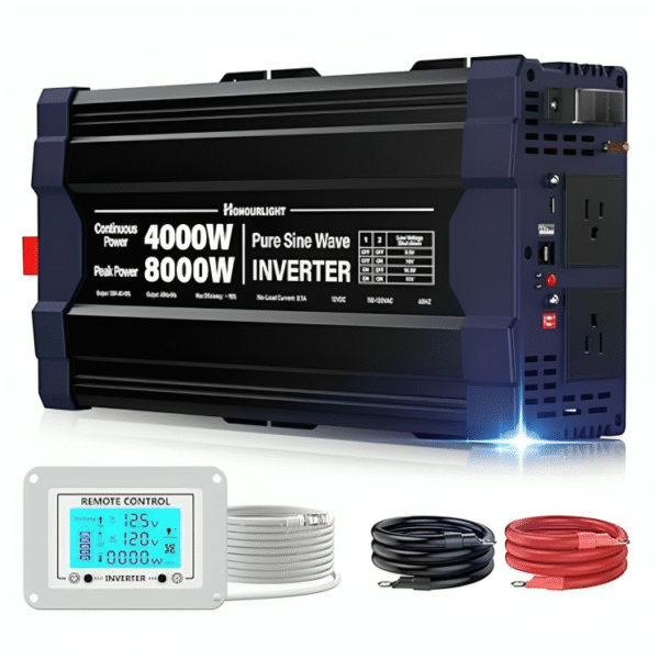 2025 New Upgraded 4000Watts Pure Sine Wave Inverter
