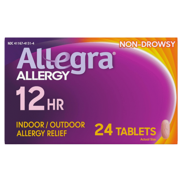 Allegra Adult 12-Hour Allergy Relief Tablets