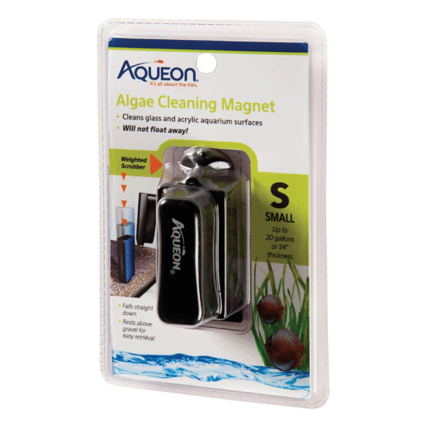 Aqueon Aquarium Algae Cleaning Magnets Glass/Acrylic, Small, Black